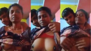 Mesum Meremas Payudara Ibu Matang Dalam Video Panas Tante Desi