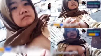 Mey Berhijab Seragam Pramuka Dengan Payudara Montok