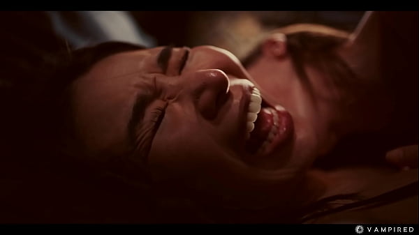 Lesbian Vampir Penuh Gairah Serbu Rumah Gadis Asia, Aksi Panas Live Action 3d Anime Horor