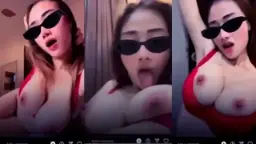 Jessica Intan Lagi Asyik Mainin Tubuhnya Di Live Ig