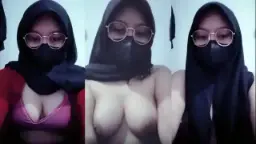 Live Barbar Cewek Berhijab Suara Manis Bikin Goyang