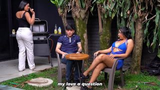 Diam-diam, Ibu Tiri Goyang Pacar Anaknya Di Belakang – Big Jackson & Lina Henao