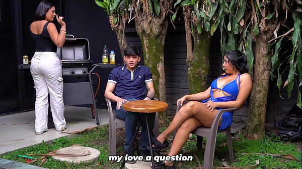 Diam-diam, Ibu Tiri Goyang Pacar Anaknya Di Belakang – Big Jackson & Lina Henao