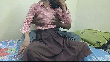 Cewek Kuliahan India Digebukin Pacar Di Kamar Kos, Makin Greget Makin Ngegas