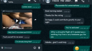 Ngobrol Whatsapp Mesum Sama Driver Uber, Bikin Makin Greget.
