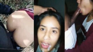 Pemandangan Panas Di Luar Ruangan, Cewek Desi Kena Muncrat Di Muka, Bebas Dan Liar.