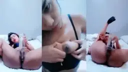 Caroline Colok Memek Pake Botol Kaca, Basah Kuyup Sampe Muncrat.